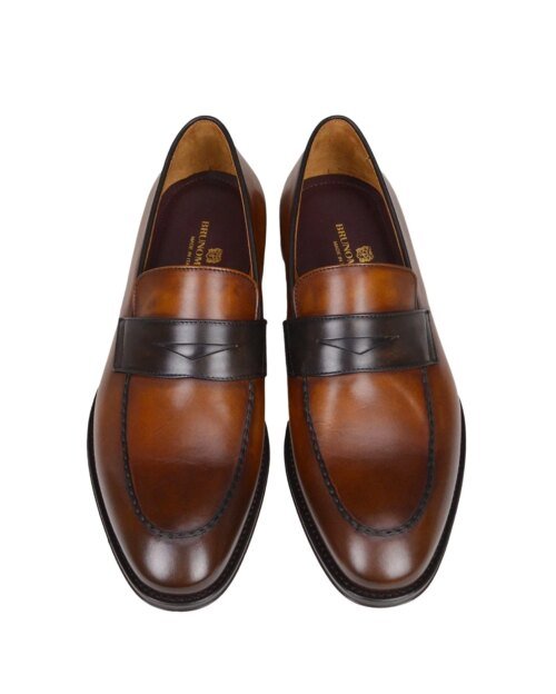 Bruno Magli Men's Fanetta Two-Tone Leather Penny Loafer