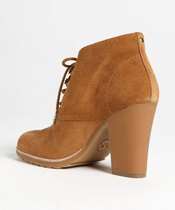 MICHAEL Michael Kors Brown Elliott Bootie-MICHAEL MICHAEL KORS-Fashionbarn shop