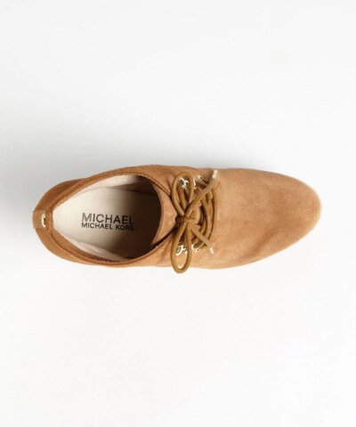 MICHAEL Michael Kors Brown Elliott Bootie-MICHAEL MICHAEL KORS-Fashionbarn shop