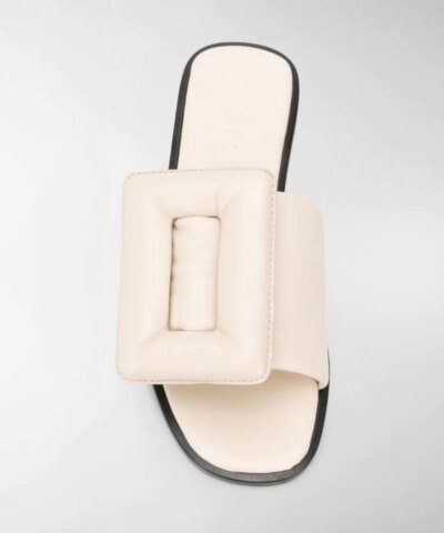 Boyy 'Puffy' Single Band Buckle Leather Sandal