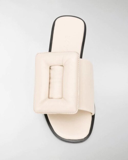 Boyy 'Puffy' Single Band Buckle Leather Sandal