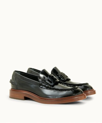 Tod's Spiga Loafers In Leather