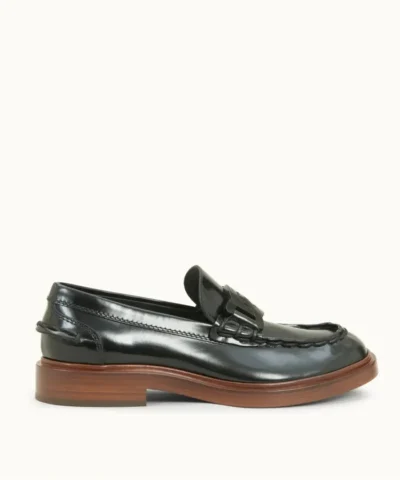 Tod's Spiga Loafers In Leather