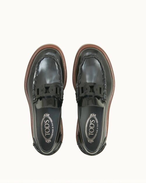 Tod's Spiga Loafers In Leather