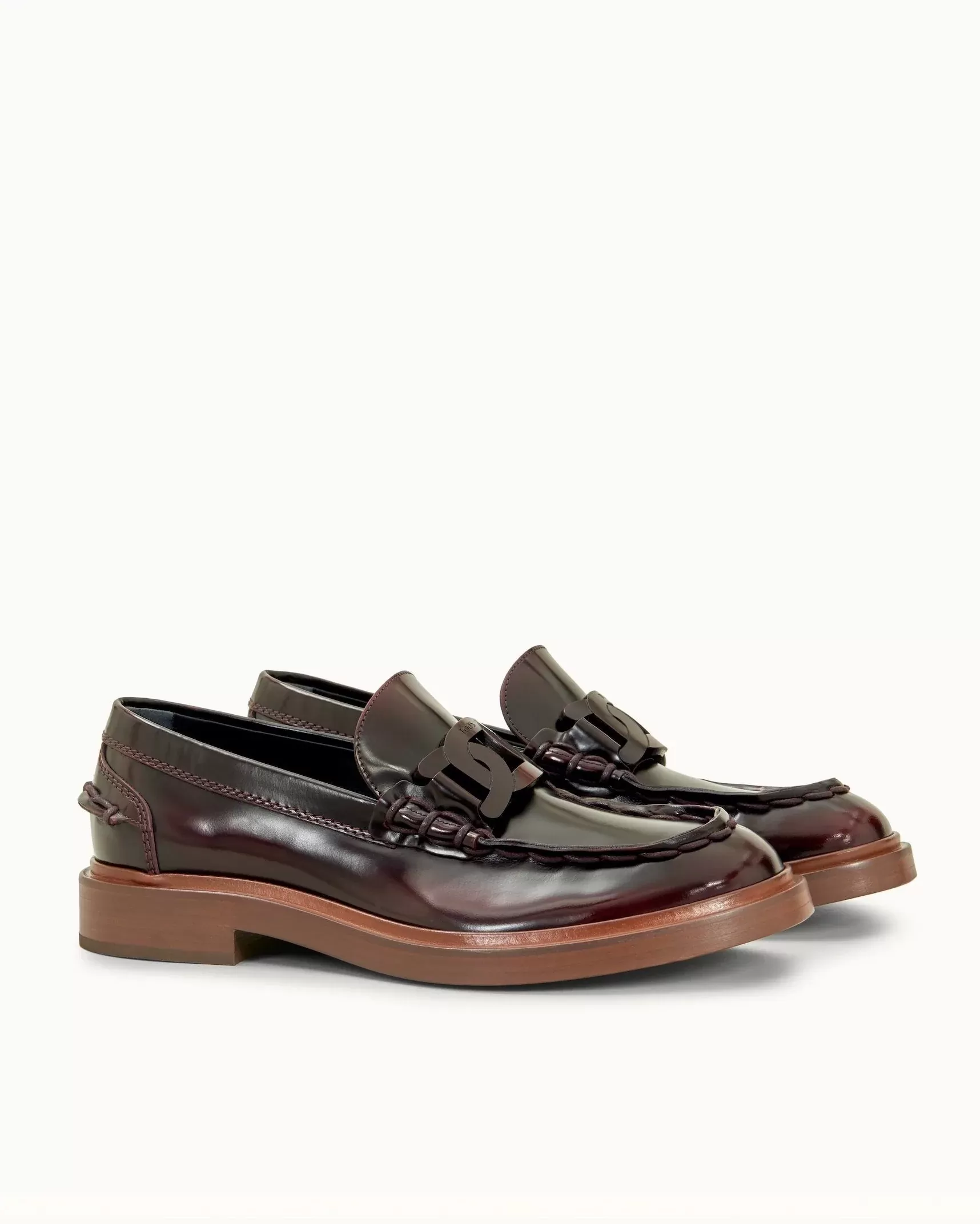 Tod's Spiga Loafers In Leather