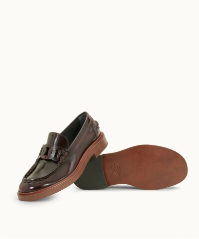 Tod's Spiga Loafers In Leather