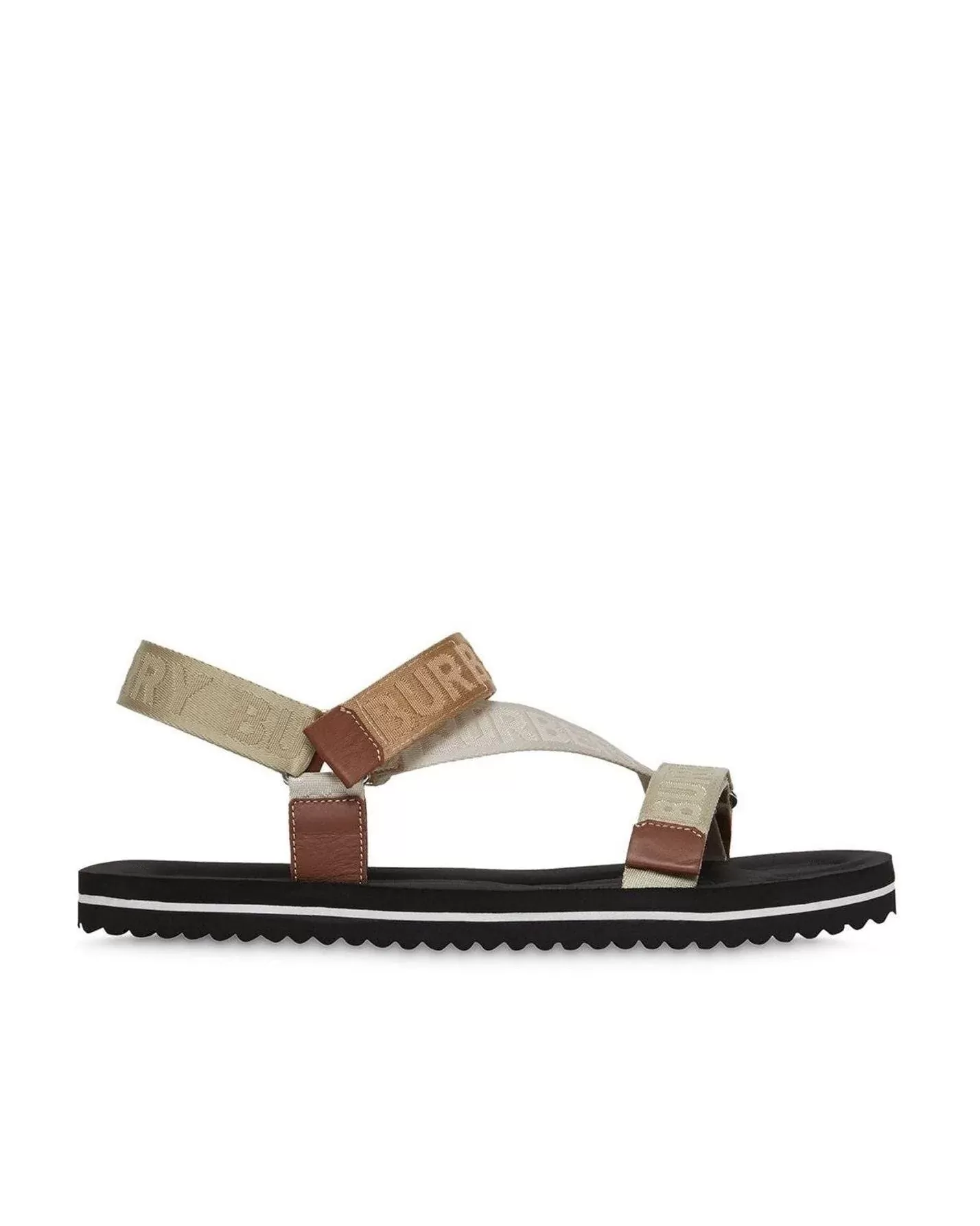 Burberry Women's Patterson Colorblock Logo Sport Sandals