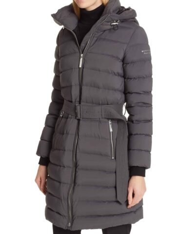 Burberry Limehouse Shearling-Trim Padded Coat