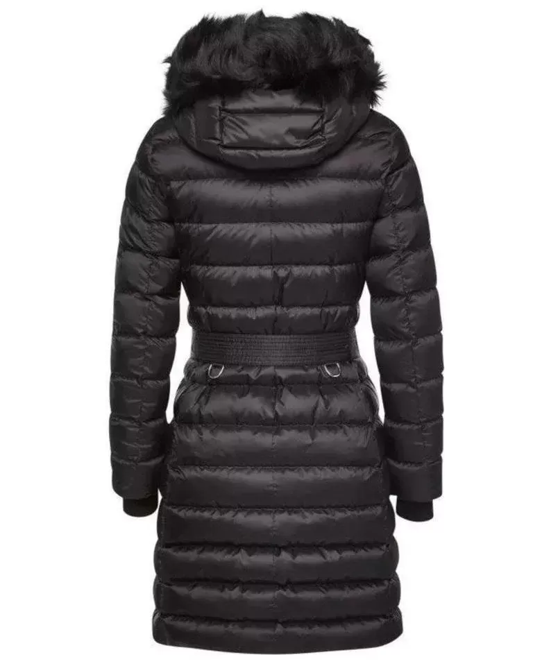 Burberry Limehouse Shearling-Trim Padded Coat