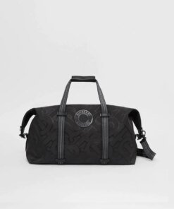 Burberry Monogram Recycled Polyester Jacquard Holdall