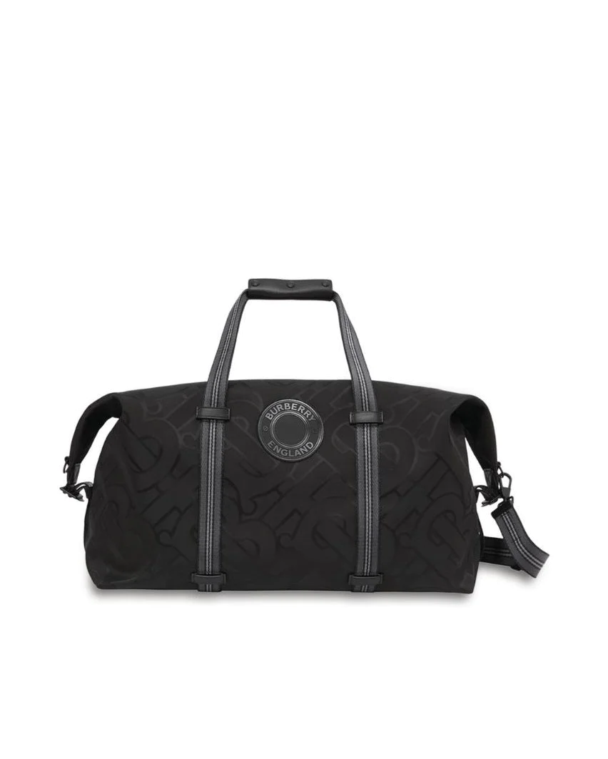 Burberry Monogram Recycled Polyester Jacquard Holdall