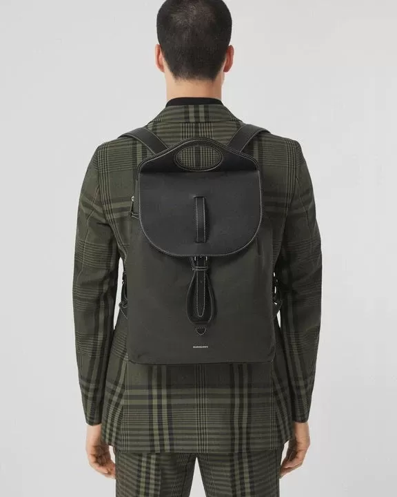 Burberry Nylon and Leather Pocket Backpack