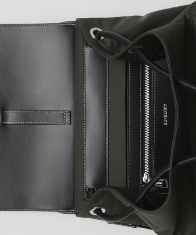 Burberry Nylon and Leather Pocket Backpack