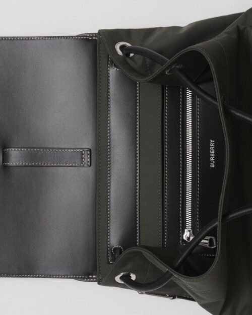 Burberry Nylon and Leather Pocket Backpack