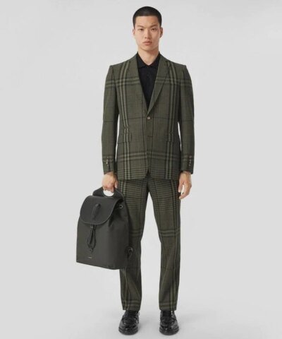 Burberry Nylon and Leather Pocket Backpack