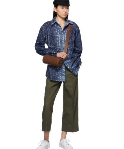 Burberry Logo Detail Leather Sneakers