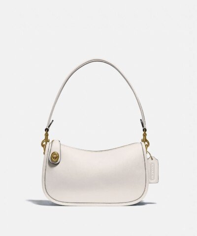 Coach Swinger Bag, Brass/Chalk