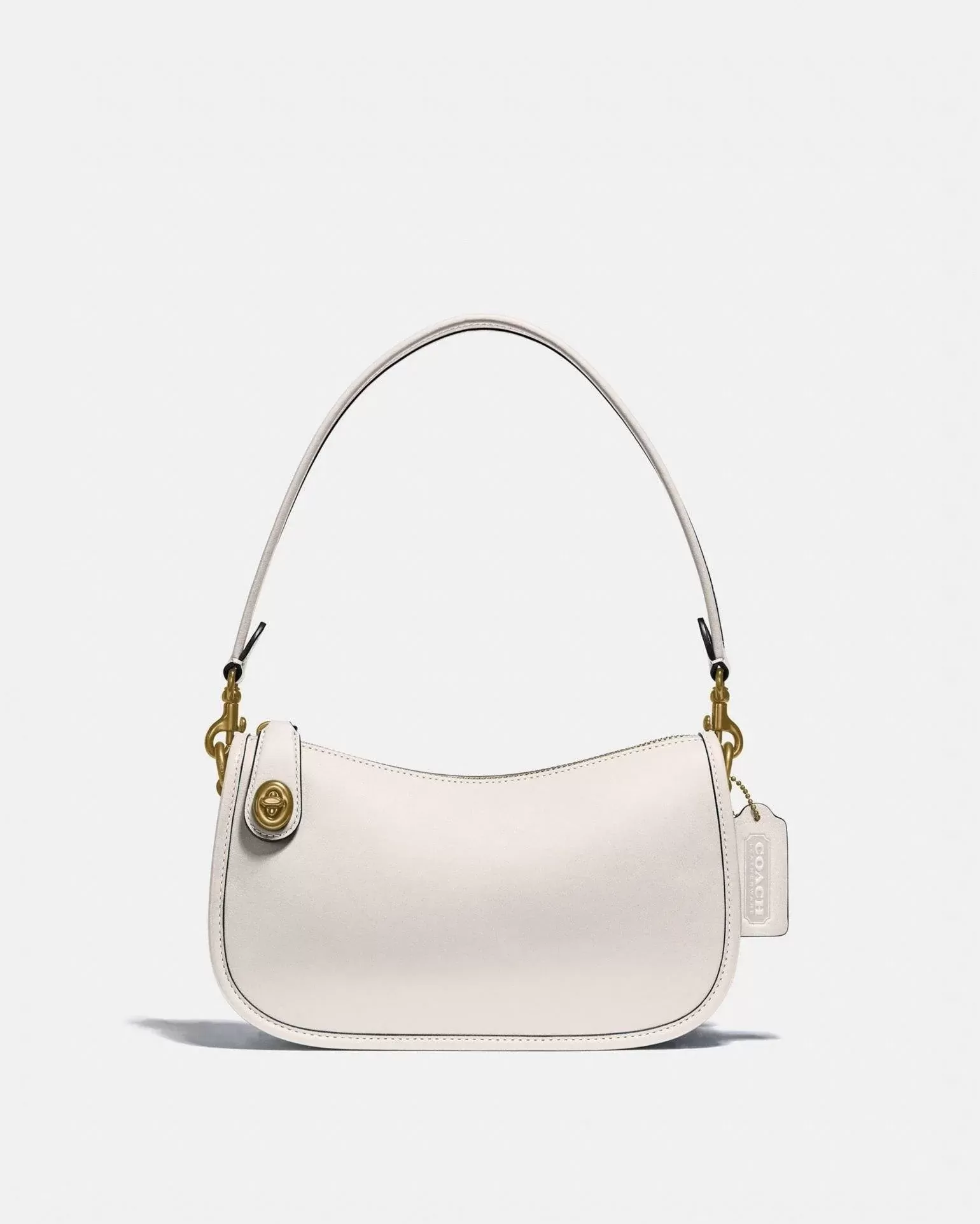 Coach Swinger Bag, Brass/Chalk