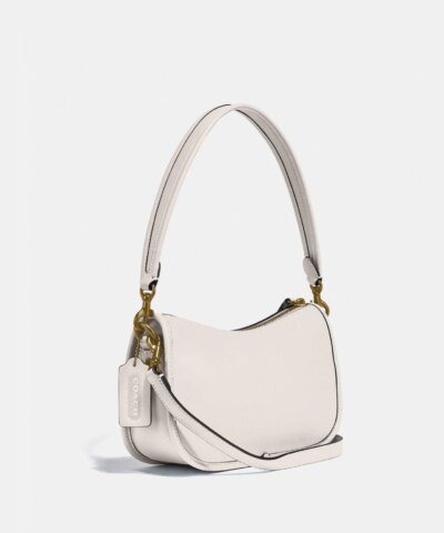 Coach Swinger Bag, Brass/Chalk