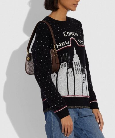 Coach Swinger Bag In Signature Jacquard