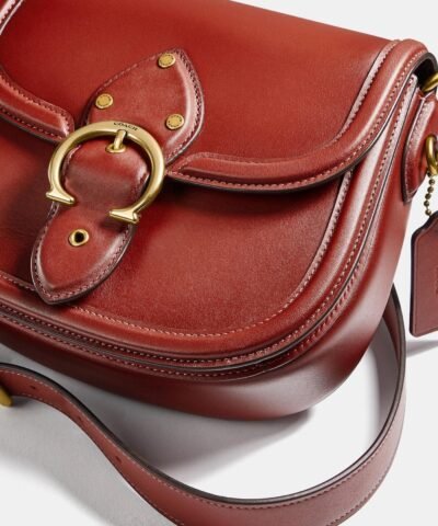 Coach Beat Saddle Bag, Red Sand