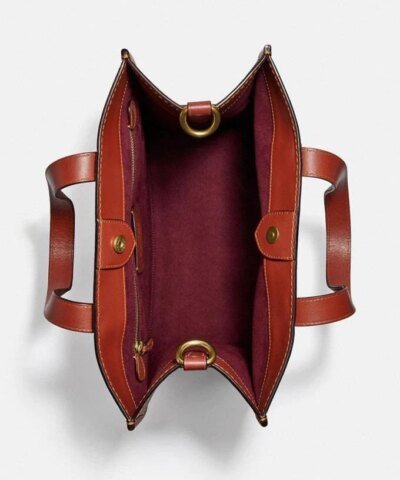 Coach Field Tote In Signature Canvas With Horse And Carriage Print