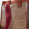 Coach Field Tote In Signature Canvas With Horse And Carriage Print