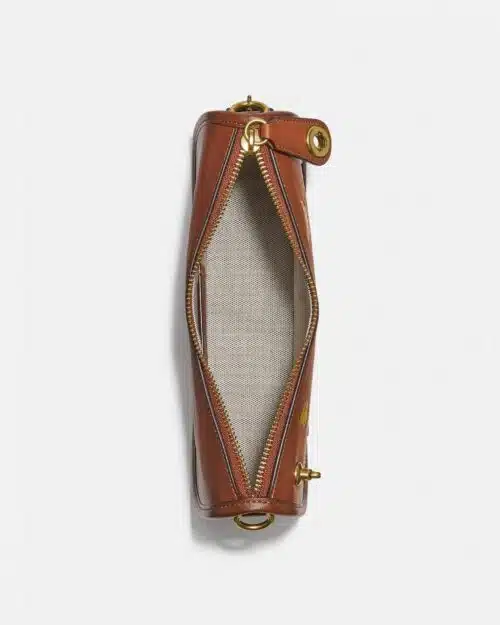Coach Swinger Bag With Garden Embroidery