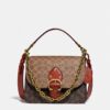 Coach Beat Shoulder Bag In Signature Canvas With Horse And Carriage Print