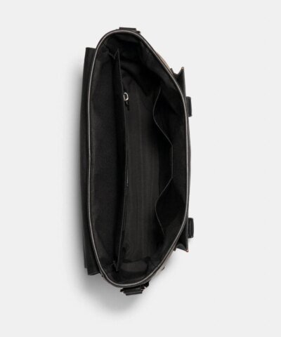 Coach Track Messenger In Colorblock Signature Canvas