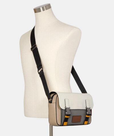 Coach Track Crossbody In Colorblock