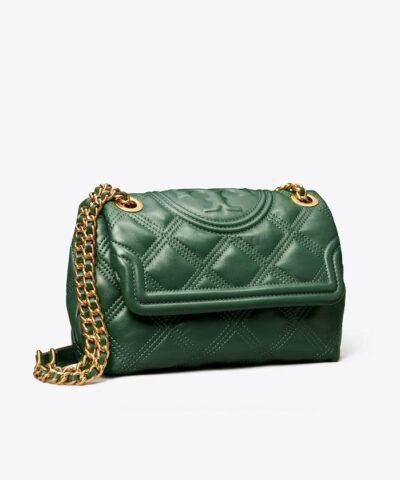 Tory Burch Small Fleming Distressed Convertible Shoulder