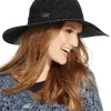 Calvin Klein Women's Black Knit Floppy Hat