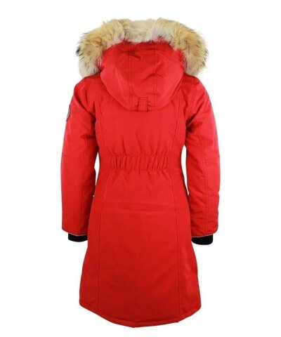 Canada Goose Youth Brittania Parka With Removable Fur Trim