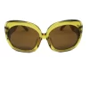 Linda Farrow Row42C3 Sunglasses Ochre Yellow