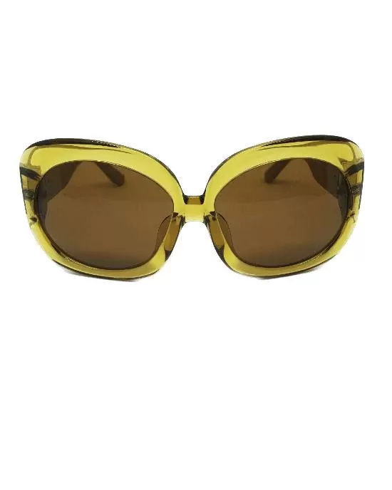 Linda Farrow Row42C3 Sunglasses Ochre Yellow