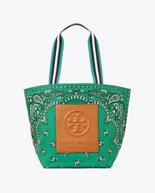 Tory Burch Gracie Reversible Printed Canvas Tote Bag