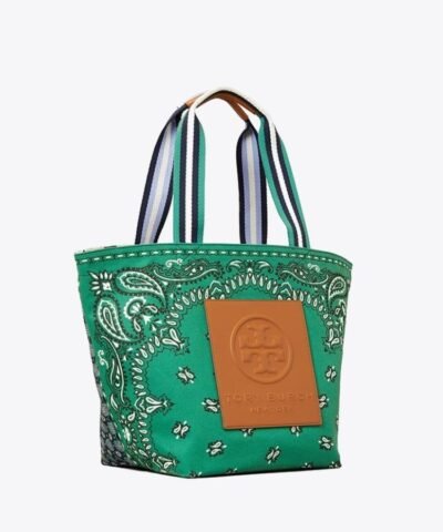 Tory Burch Gracie Reversible Printed Canvas Tote Bag