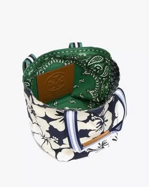 Tory Burch Gracie Reversible Printed Canvas Tote Bag