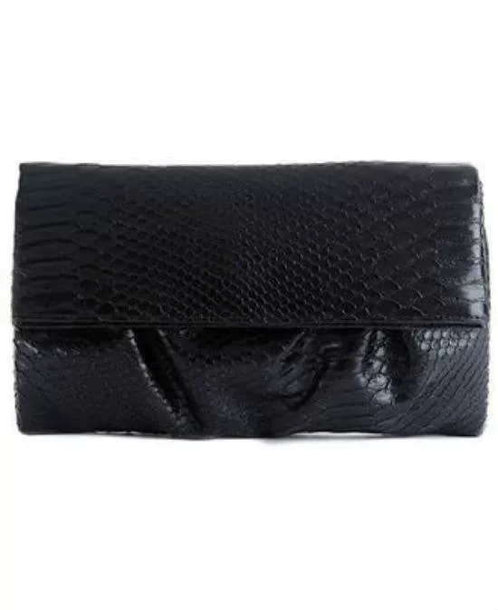 Style&co. Tabitha Python Large Foldover Clutch