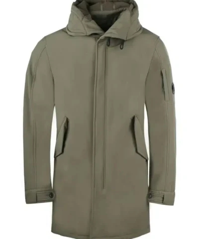 CP Company Sage Green Soft Shell Parka
