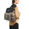 Prada Nylon Backpack, Marble Gray