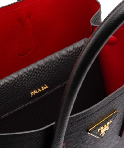 Prada Double Bag Large, Black