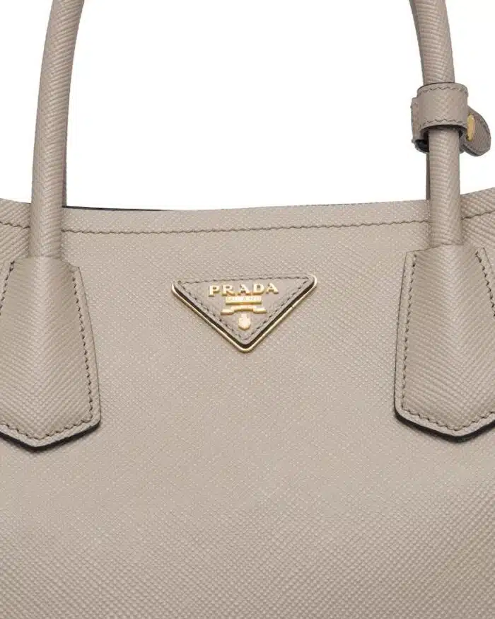 Prada Double Bag Large, Grey