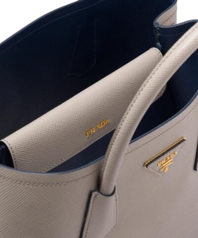 Prada Double Bag Large, Grey