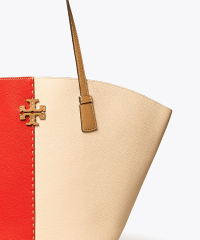 Tory Burch McGraw Color - Block Shopper Tote