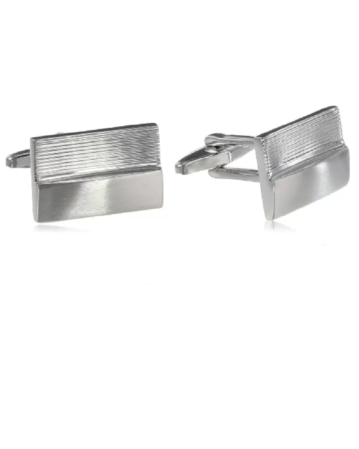 Kenneth Cole Reaction Men's Engraved Lines Cufflinks