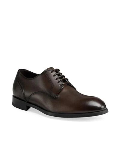 Ermenegildo Zegna Men's Couture Calfskin Vienna Derby Shoes