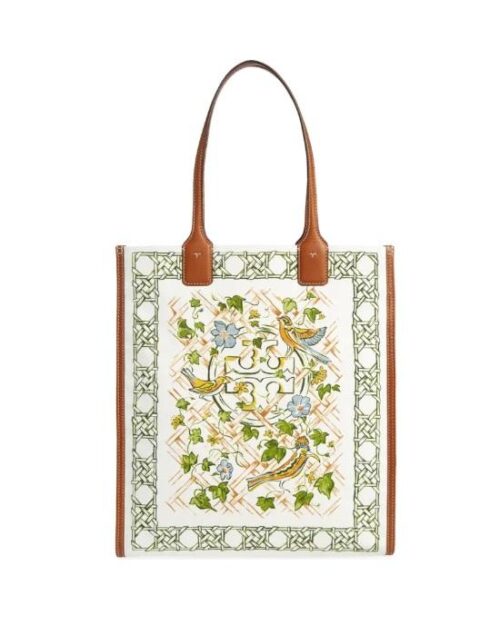 Tory Burch Ella Print Canvas Tote