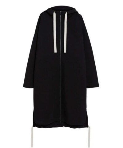 'S Max Mara Black Adesso Zip-Up Hoodie